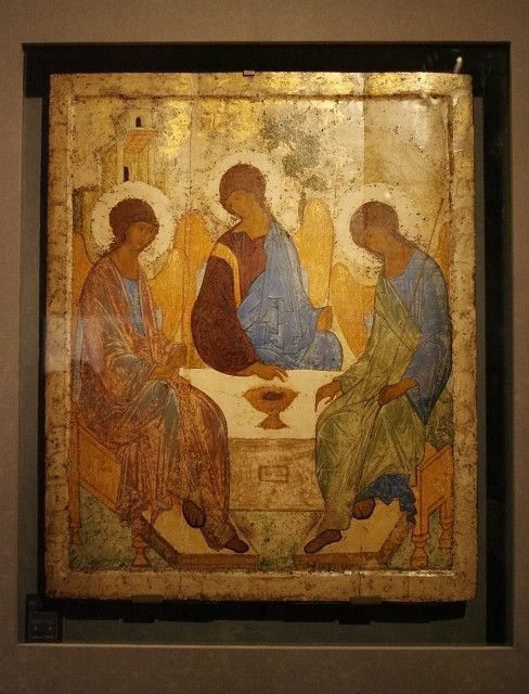 「聖三位一体」、正教会に返還　ロシア、15世紀の傑作イコン画