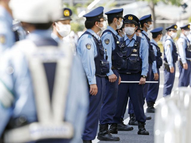サミット反対デモの男逮捕、広島　公務執行妨害疑い