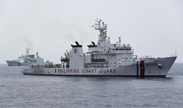 日米比、初の合同訓練を公開　中国念頭に海上警備で連携