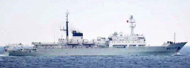 中国測量艦、鹿児島沖で領海侵入　続発8回目、外交ルートで抗議