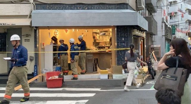 渋谷の飲食店でガス爆発か　従業員2人軽傷、客なし