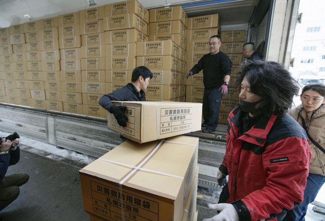 札幌から石川へ寝袋発送　能登地震支援、備蓄の1万2千枚