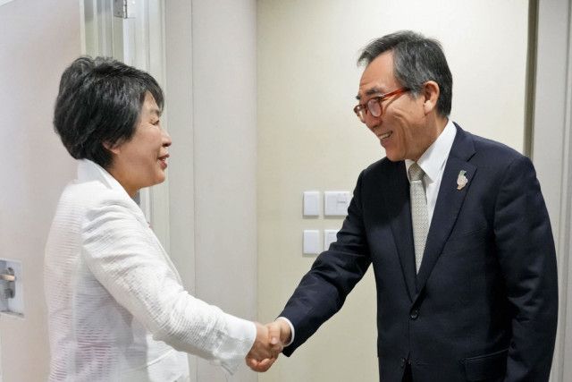 日韓外相、対北朝鮮で緊密連携　上川氏、徴用工で「強い遺憾」