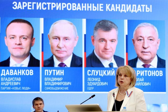ロシア大統領選、極東で投票開始　プーチン氏、通算5選が確実視