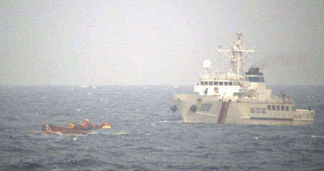 韓国漁船転覆、1人不明　島根・隠岐諸島西方