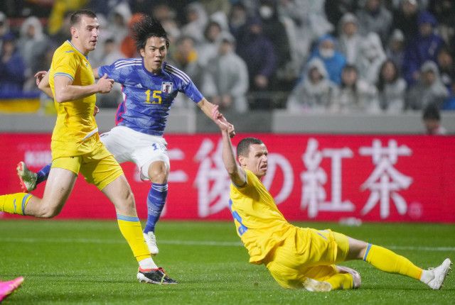 日本、ウクライナに2―0　サッカーU―23親善試合