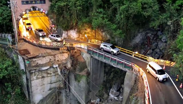 日本統治時代の橋、台湾で復活　地震で崩落の橋に代わり開通