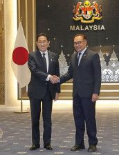 中国念頭、海洋安保で協力　日本とマレーシアが首脳会談