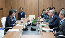 上川氏、国連改革へ「連携を」　ブラジル外相と会談