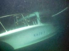 北海道・知床沖で沈没した観光船「KAZU　1」＝2022年5月（第1管区海上保安本部提供）