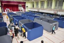 台湾、スムーズな避難所運営　慈善団体と当局連携