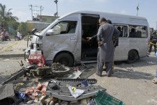 パキスタンで邦人の車襲撃　5人で通勤中、1人負傷
