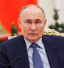 ロシアのプーチン大統領（タス＝共同）
