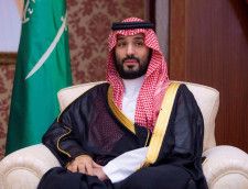 サウジアラビアのムハンマド皇太子＝2023年、同国ジッダ（ロイター＝共同）