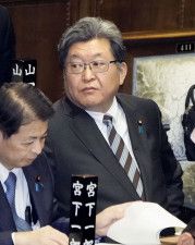 自民党の萩生田前政調会長＝2月