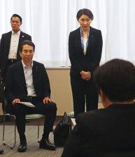 小渕氏「現場の怒り心に刻む」　車座対話の裏金批判に、宮崎
