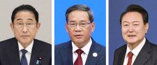 日中韓、FTA交渉加速で一致　朝鮮半島問題解決へ努力で合意