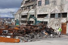 輪島朝市、公費解体の作業始まる　大規模火災で「滅失」264棟