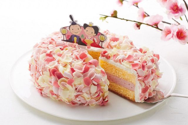 花びらまとった「ひなまつりケーキ」、モロゾフで３日間だけの限定販売