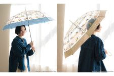 「こぐまちゃんえほん×Wpc. ボーダービニール傘」（2970円）