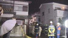 静岡市清水区のアパートが火事　女性1人が軽いケガ