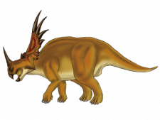 最長50cmにもなるトゲを持つ『スティラコサウルス』の名前の由来とは？【よしお兄さん推薦/すけすけ恐竜骨ぬりえずかん】