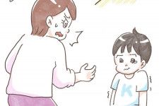息子に断捨離の大切さを教えたときの出来事について描いたマンガのカット（kiwacoさん提供）