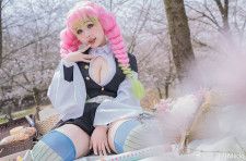 コスプレ】『鬼滅の刃』甘露寺蜜璃が妖艶かわいい！ 「うっとりする色気」(マグミクス) - goo ニュース