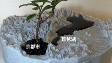 滋賀県民が京都府民に抱く感情「琵琶湖のおかげ」を可視化した植木鉢が話題に