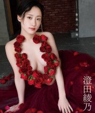 グラドル澄田綾乃さん　美バストを遮るのはバラの花だけ　ギリギリ挑発衣装にファン歓喜