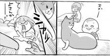 【漫画】赤子に手加減した猫に感動→だが、ガマンだけでは終わらなかった…「うちの猫もです」