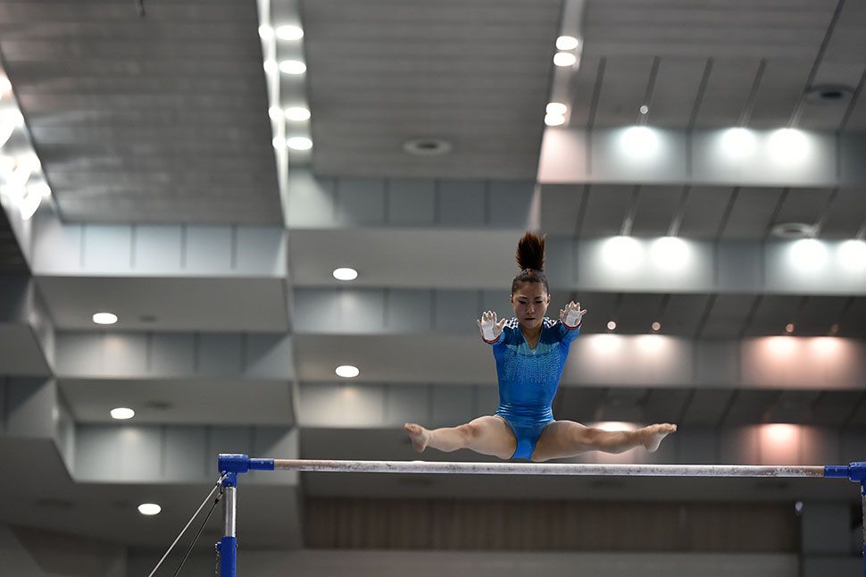 段違い平行棒で優勝の寺本明日香 スポーツ 写真 Goo ニュース