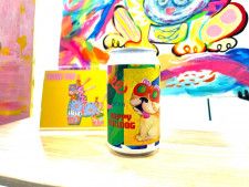 クラフトビール「ハッピーブルドッグ」発売　八戸在住アーティストとコラボ