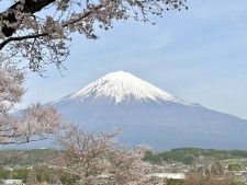 富士宮市から望む富士山