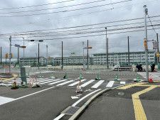 市道・八戸天祐線の開通で新たに設置される「佐賀北高校前交差点」