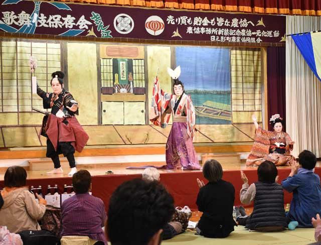 250年前から伝わる「大人歌舞伎」　日之影で公演