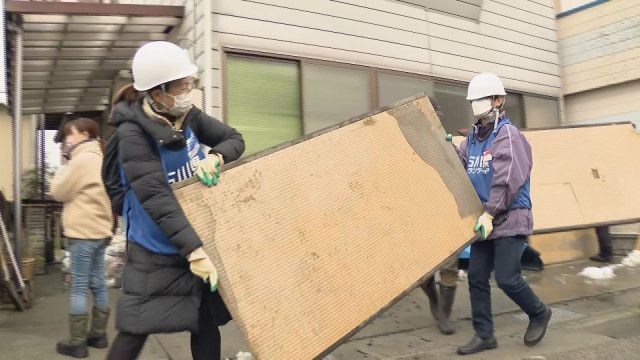 「ボランティアの方が手際よくやってくれたので本当に安心しました」能登半島地震 被災地でボランティア活動開始