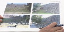 金沢城公園の石垣28か所が被害 復旧で専門家が現地確認