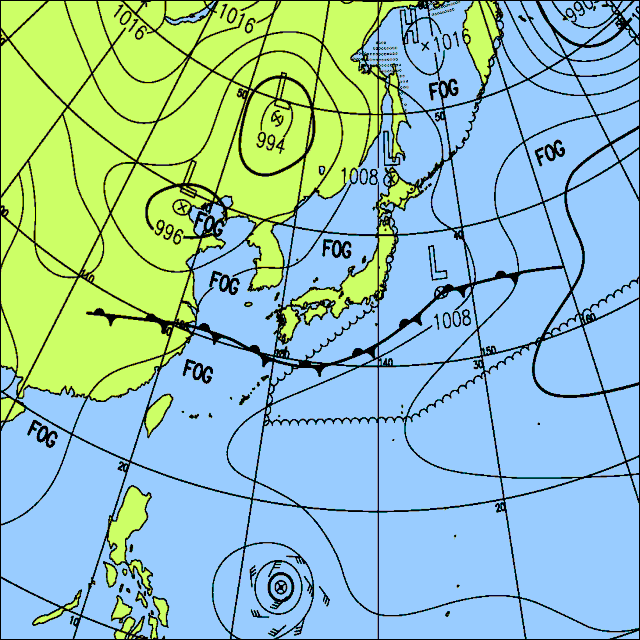 今日は北海道から東北北部で雨　東〜西日本は次第に天気回復