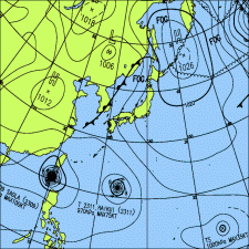 今日は東〜西日本の太平洋側を中心に雲が多く、雨や雷雨の所も