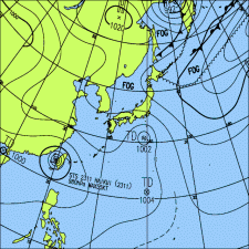今日は東北南部太平洋側から関東・東海で次第に雨や雷雨に