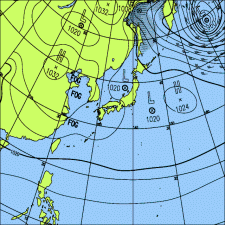 今日は北日本の日本海側や北陸で雪や雨の降る所がある