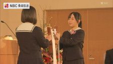 伝統の「魂（たま）ゆずり」長崎の高校で最も早い卒業式 活水高校