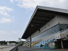 レースが行われた笠松競馬場(c)netkeiba.com