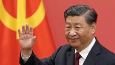 　中国の習近平国家主席＝２０２２年１０月、北京の人民大会堂（共同）