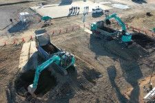 土砂積み込み量約３割増、コベルコ建機が複数建機の自動運転で確認