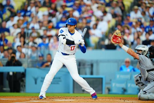大谷翔平、四球→激走で先制のホームを踏む　フリーマンの適時二塁打で「得点王」独85得点