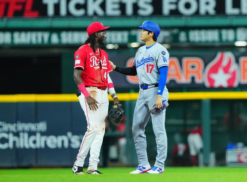 大谷翔平との談笑が大盛り上がり？　日本語勉強中の「大谷ファン」デラクルスがテンションMAX