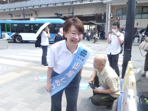 【参院選】山尾志桜里氏「無所属での第一声は予想外」公認見送られた国民民主に演説冒頭で言及