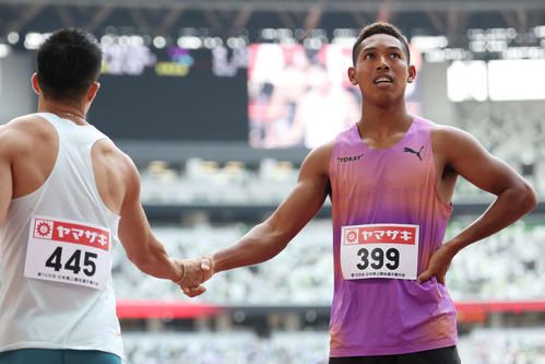 【陸上】サニブラウン初の予選敗退「これもスポーツ」全治３週間骨挫傷が影響　世陸内定持ち越し